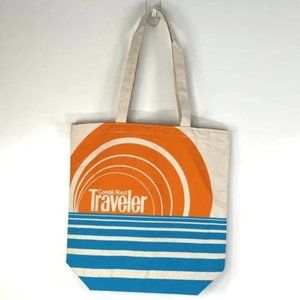 Conde Nast Traveler Unisex Graphic Sunset Canvas Market Tote